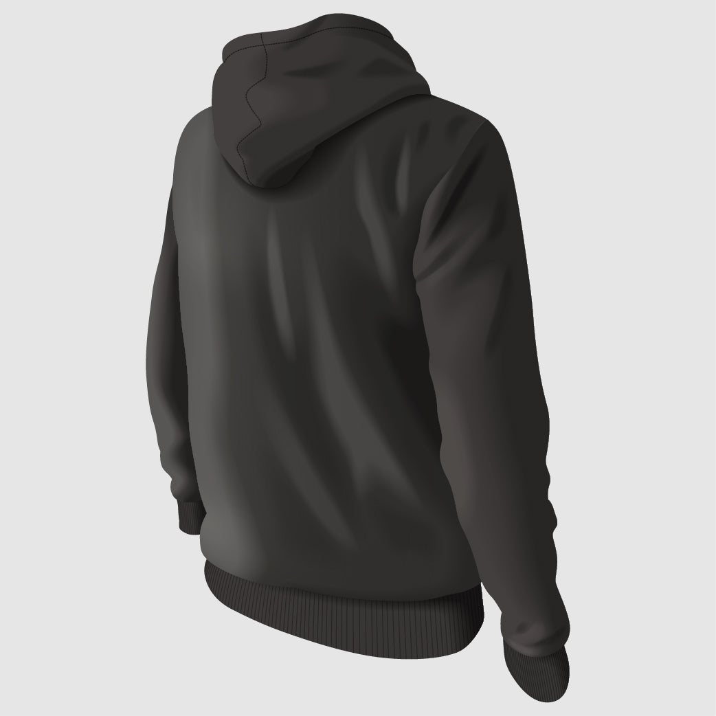 CASUAL HOODIE - Black / Orange Hood