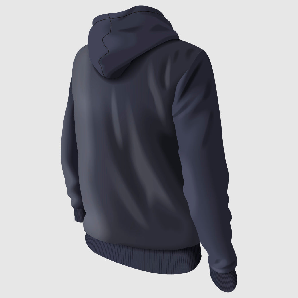 CASUAL HOODIE - Navy Blue / Red Hood