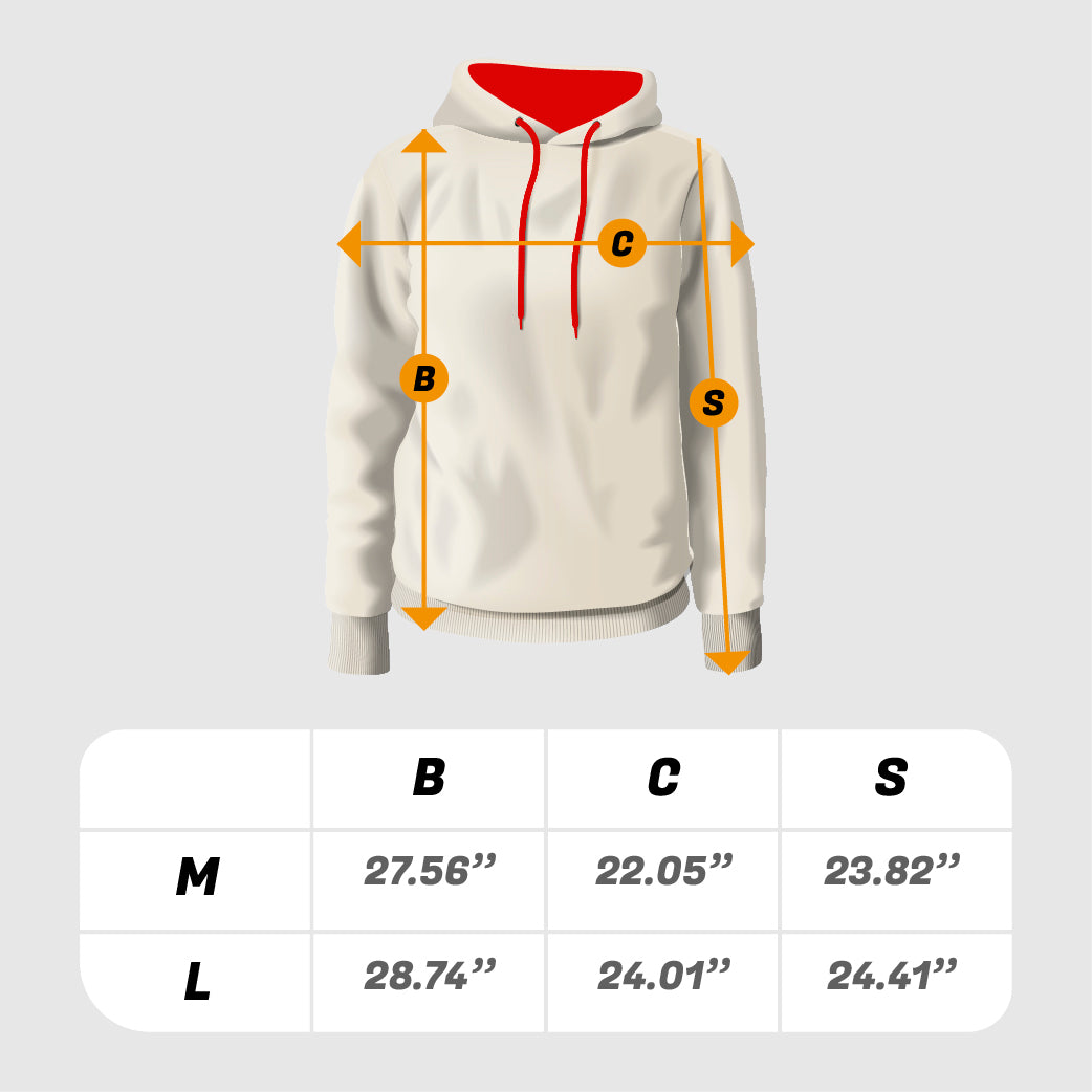 CASUAL HOODIE - Gray / Red Hood
