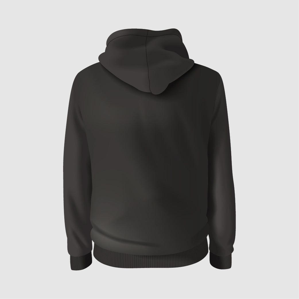 CASUAL HOODIE - Black / Orange Hood