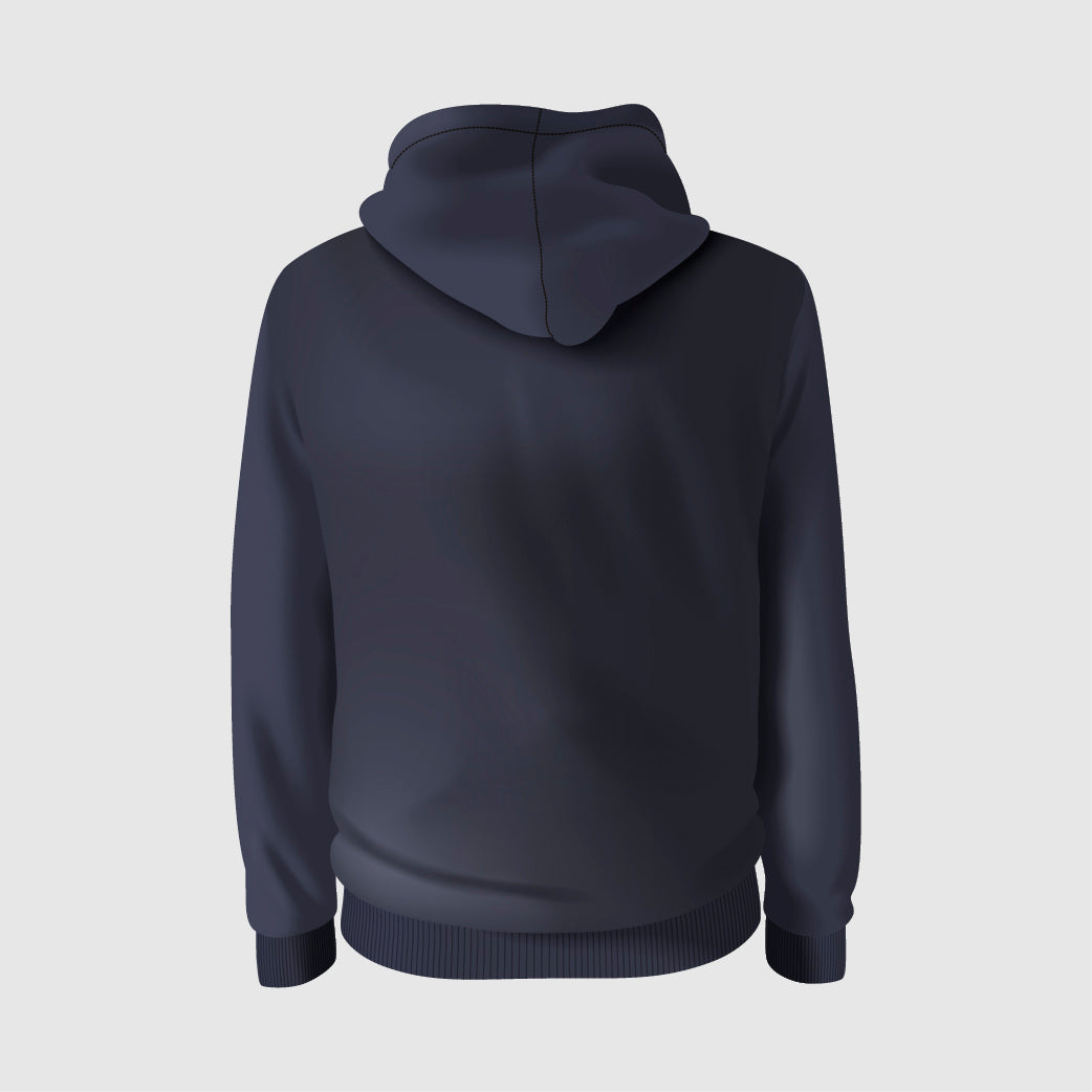 CASUAL HOODIE - Navy Blue / Red Hood