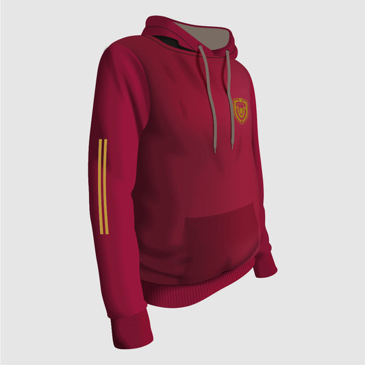 LA VINOTINTO CASUAL HOODIE - Vinotinto / Gray Hood