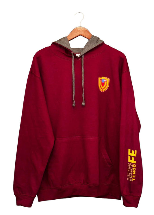 LA VINOTINTO FULL COLOR HOODIE - Vinotinto / Gray Hood